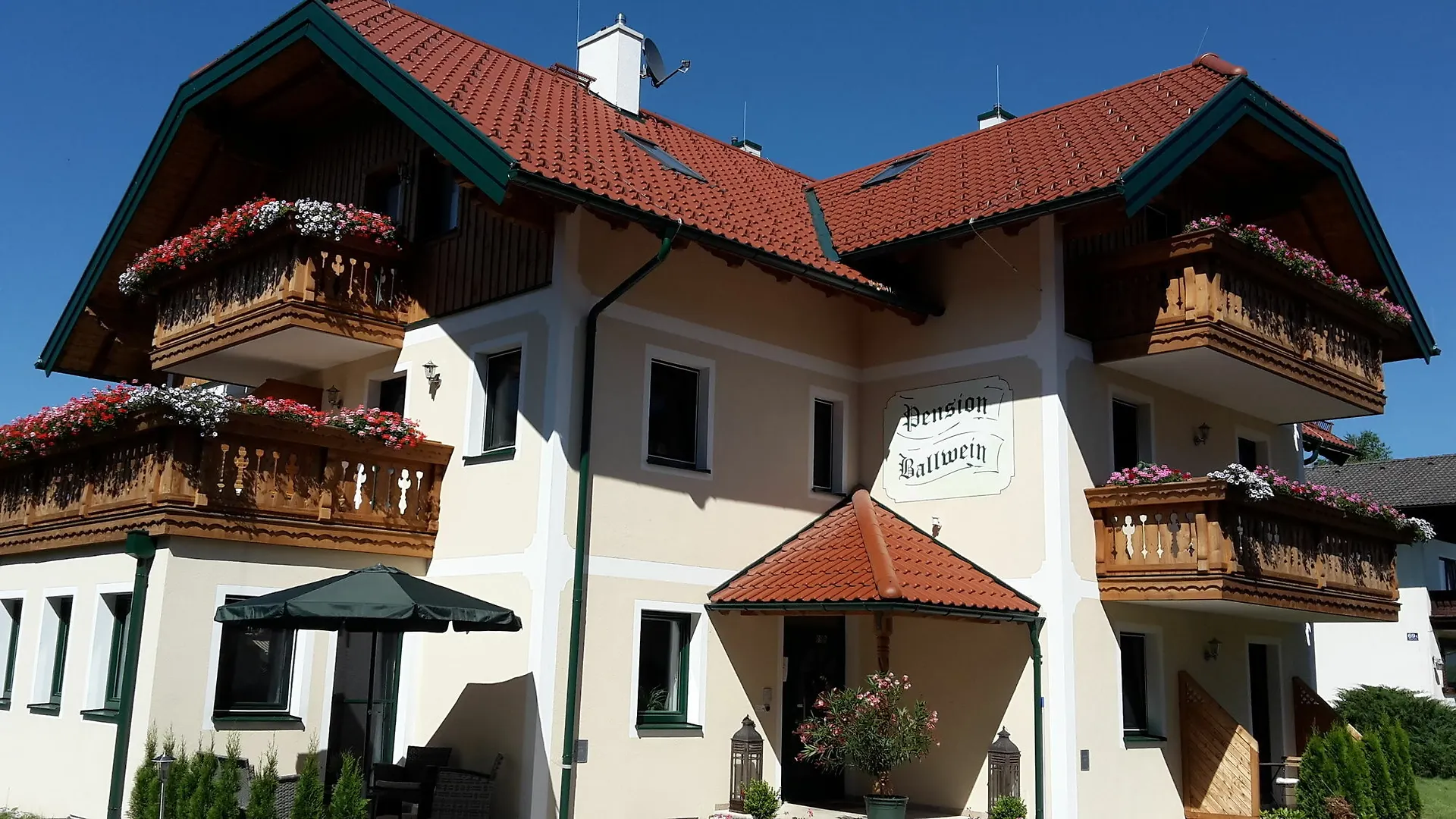 Pension Ballwein location